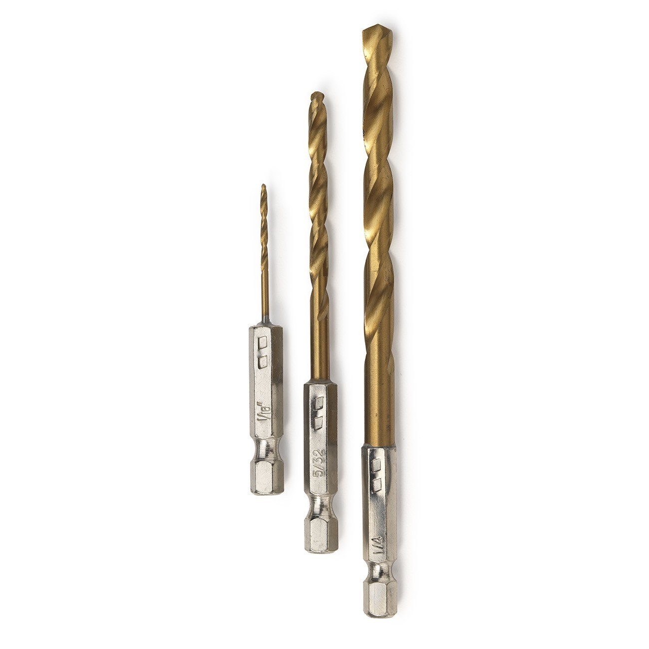 13pc Hex Shank Titanium Drill Bit Set MULTI BITS