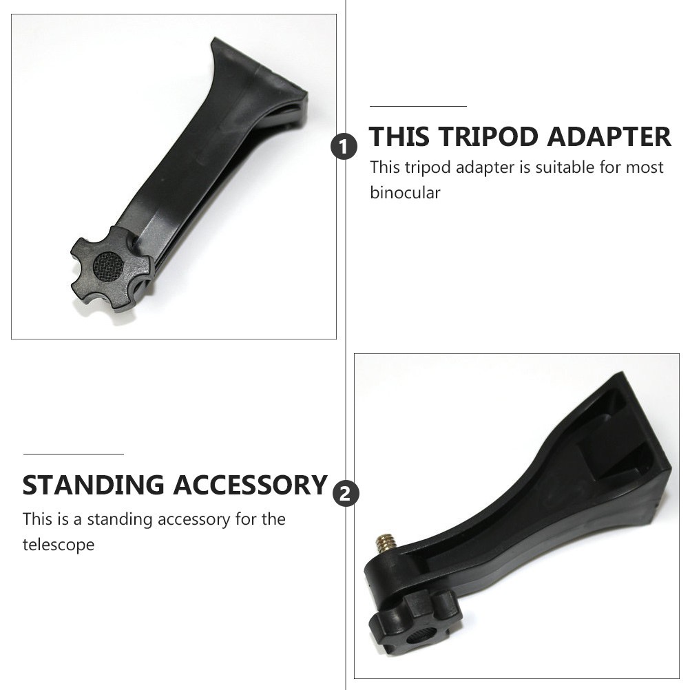 Binocular Tripod Adapter 1/4 Inch Fixed Bracket for Adventures