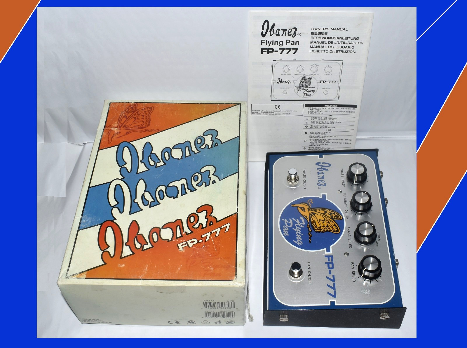 Ibanez FP-777 Flaying Pan. Made in Japan, Reissue with box and Manual. Mint!!!