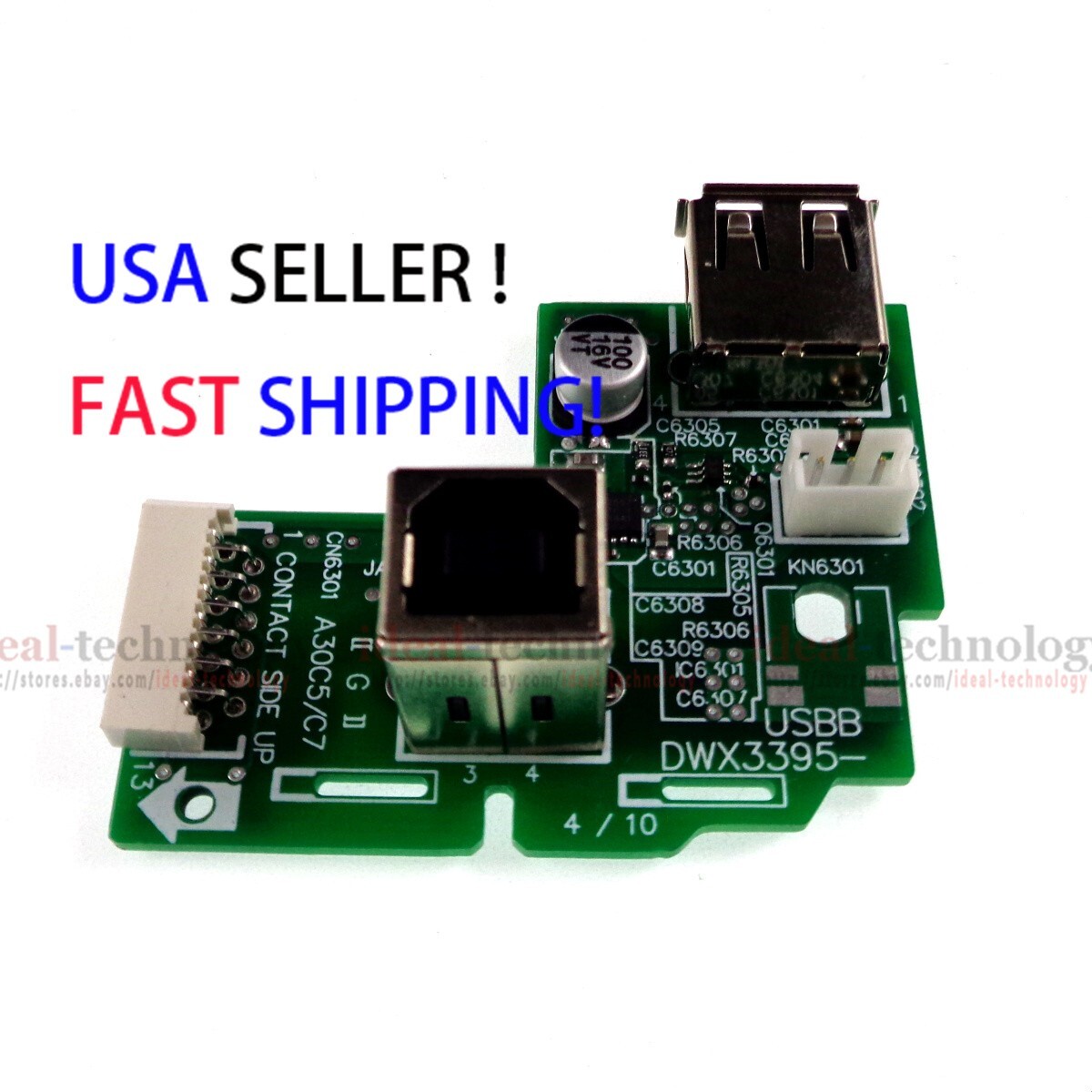 DWX3395 For Pioneer CDJ-2000nexus USB Socket Circuit Board Assembly US SHIP