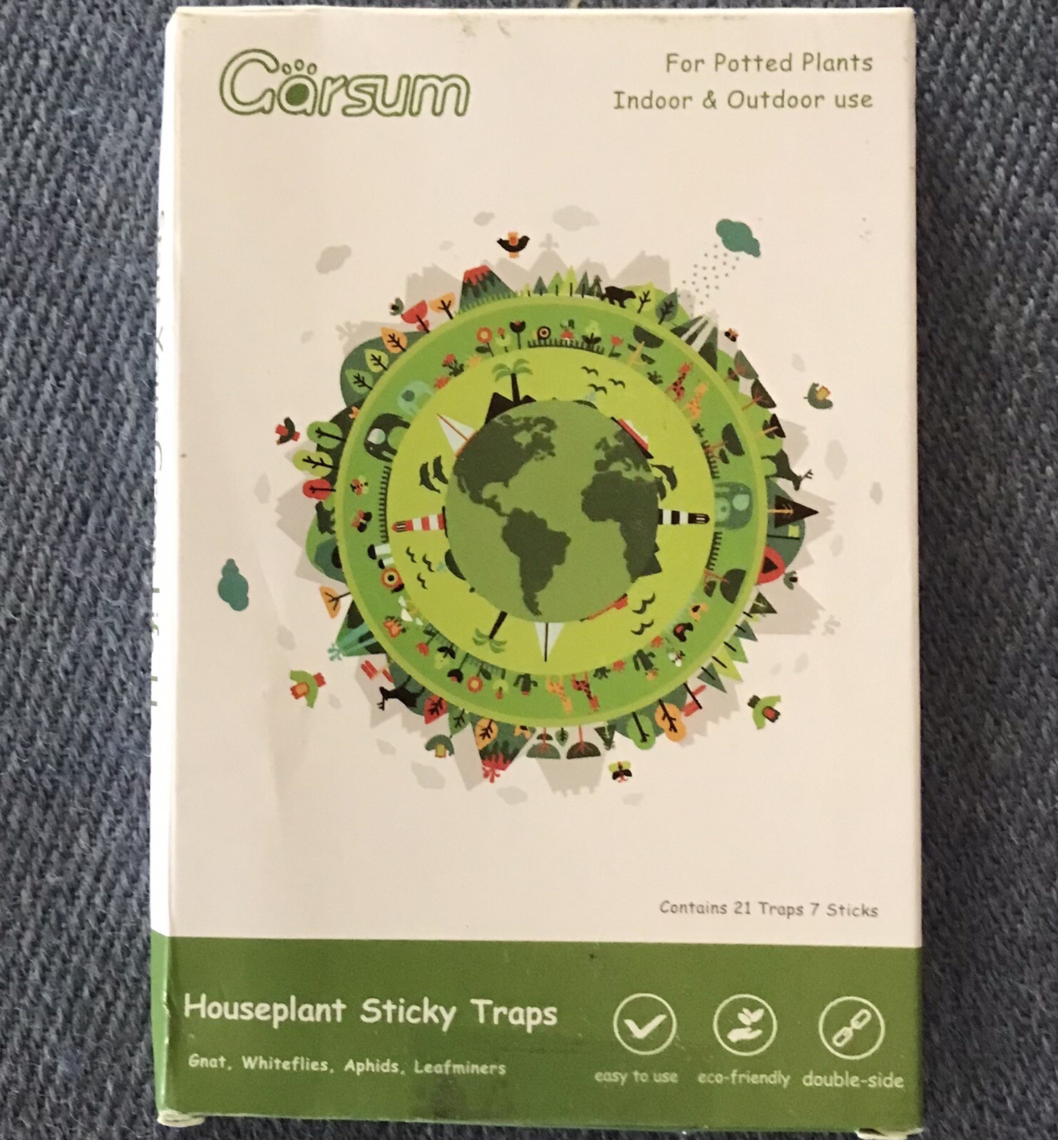 Carsum Houseplant Sticky Traps For Plotted Plants Indoor And Outdoor Use