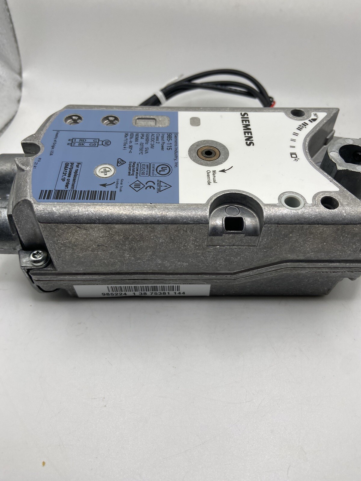 Siemens GMA121.1P Actuator