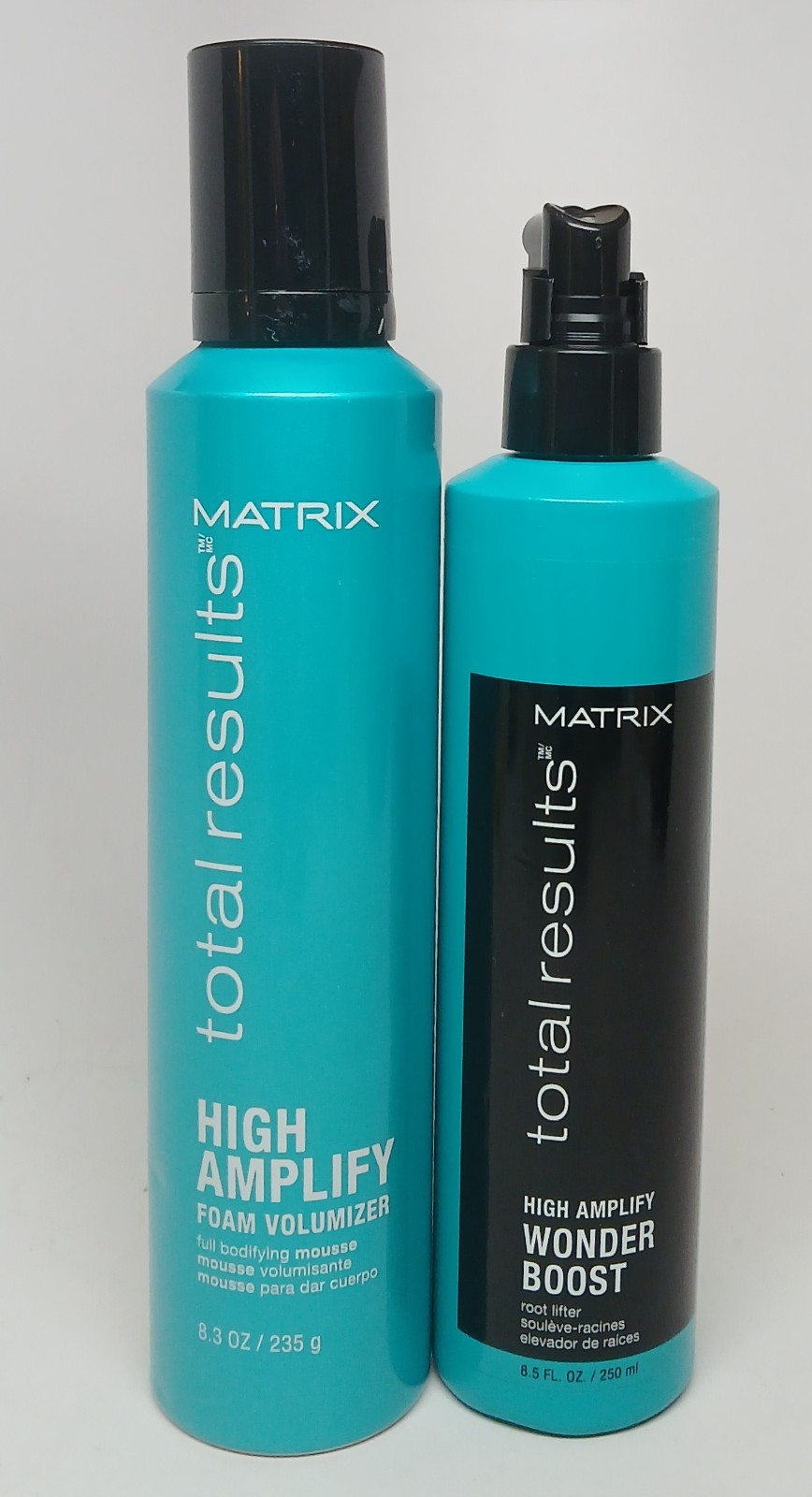 Matrix Total Results High Amplify  Foam Volumizer  8.3 OZ  & Wonder Boost 8.5 OZ