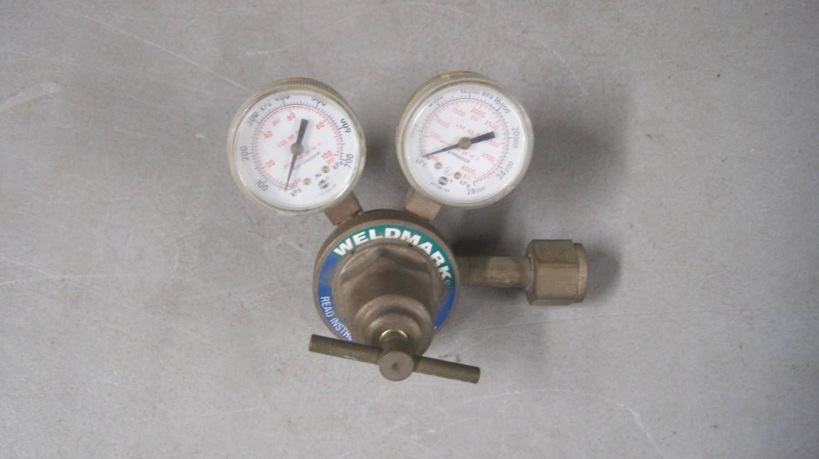 WELDMARK OXYGEN REGULATOR # 250-80-540 UNTESTED