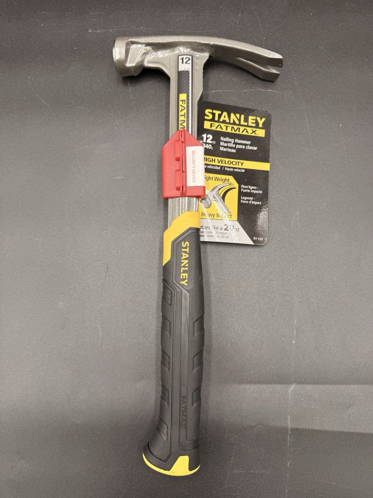 Stanley 12oz High Velocity Nailing Hammer
