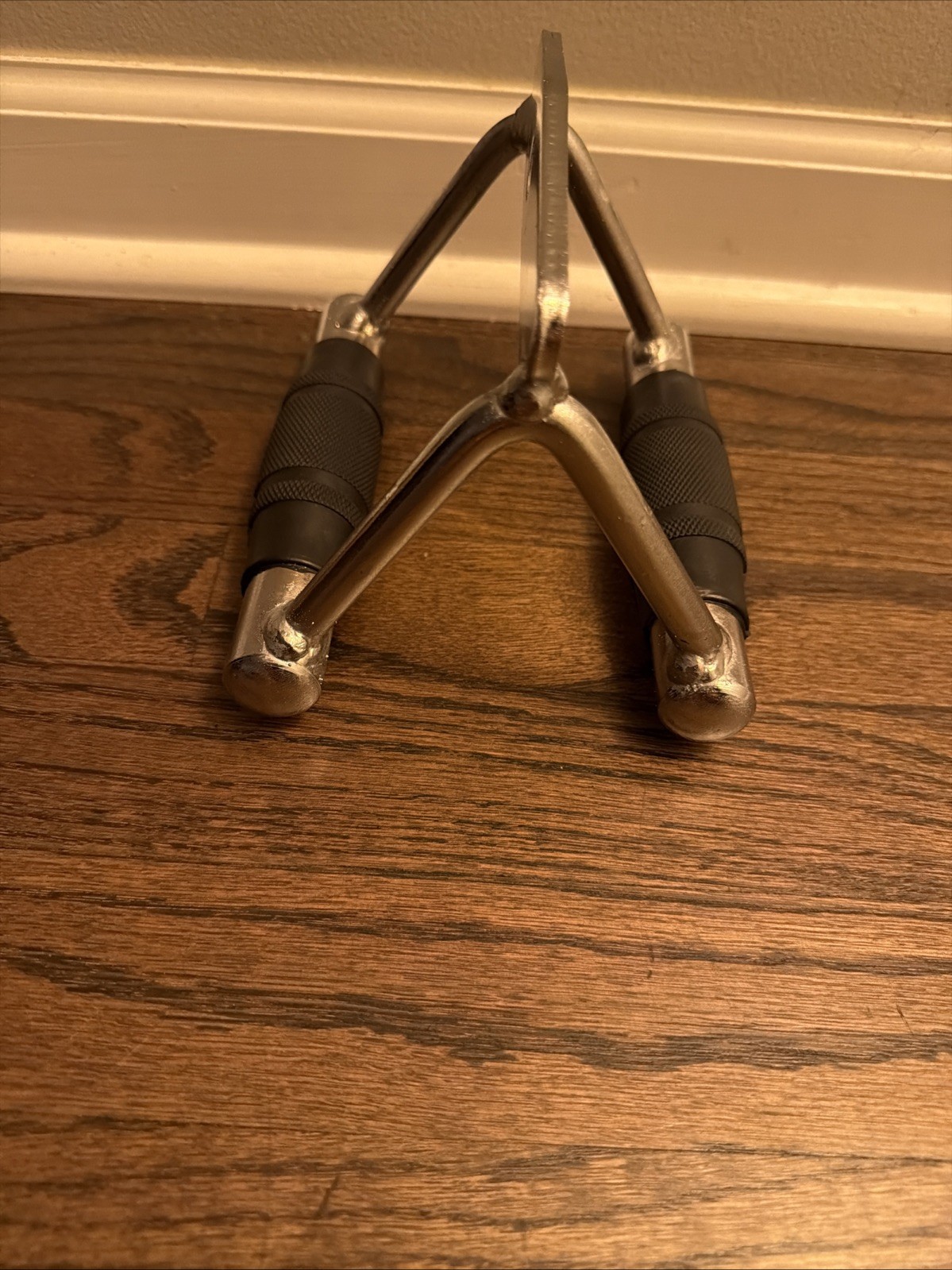 Cable Machine Attachment D Double Handle Attachment Row Good Condition