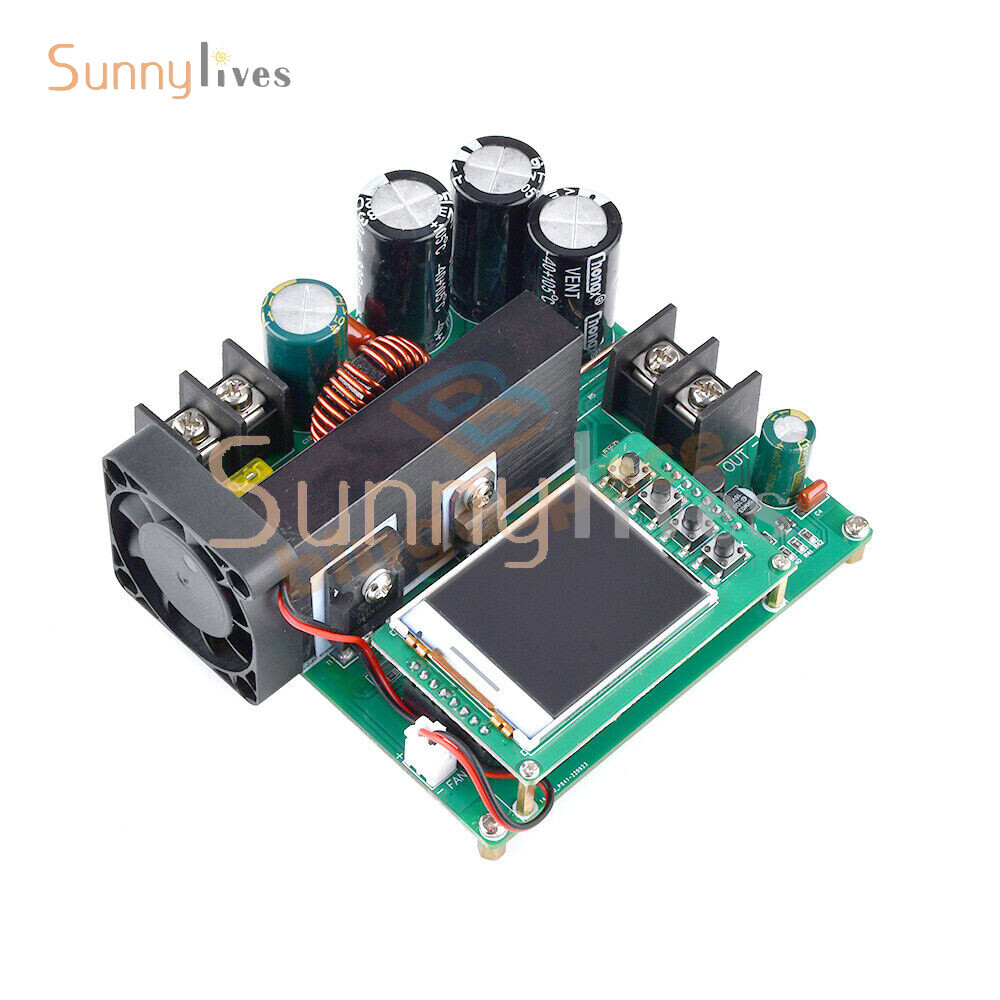 DC9V~60V 900W 15A CNC LCD Display Constant Current Voltage DC Boost Module New