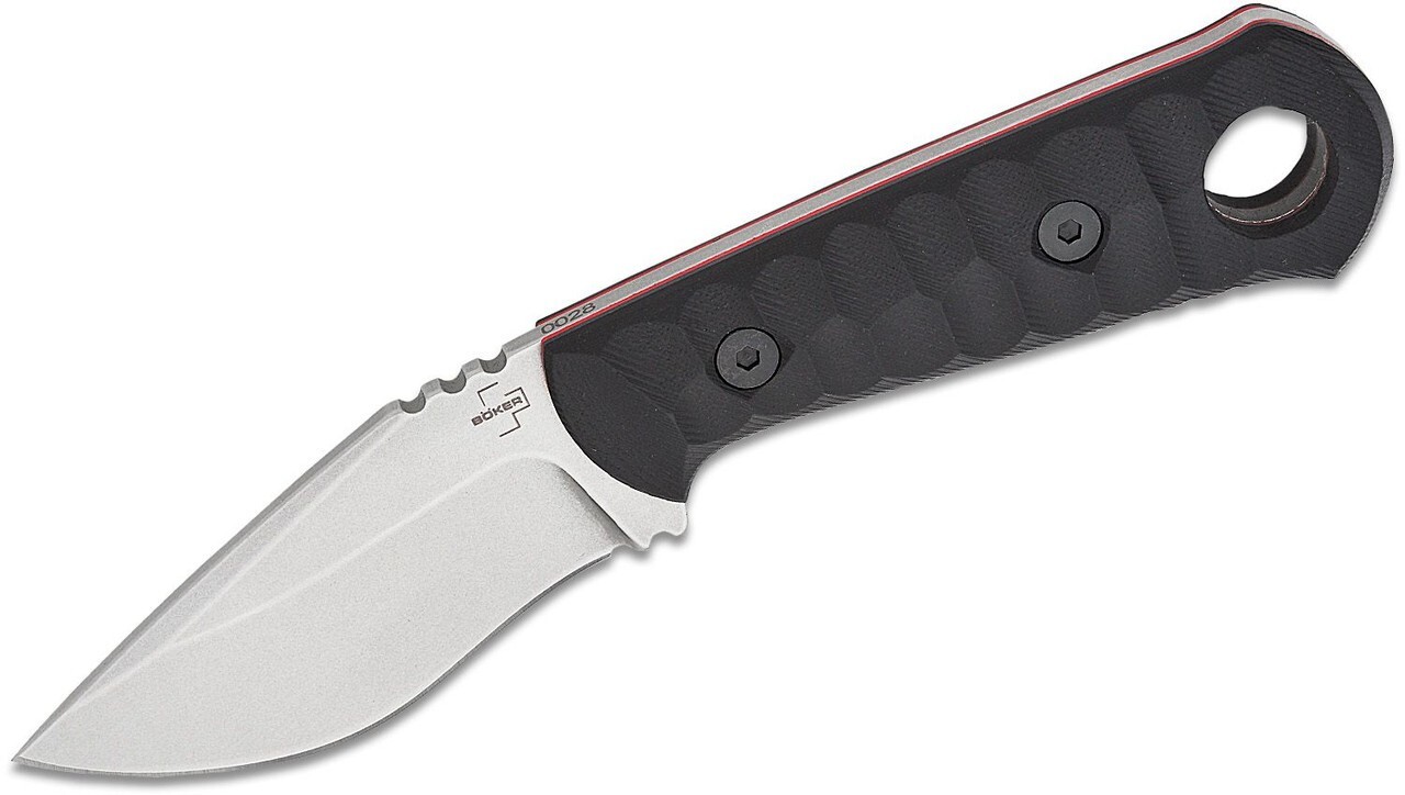 Boker 02BO088 Mikri Fixed Blade Knife 3.1" Plain Edge