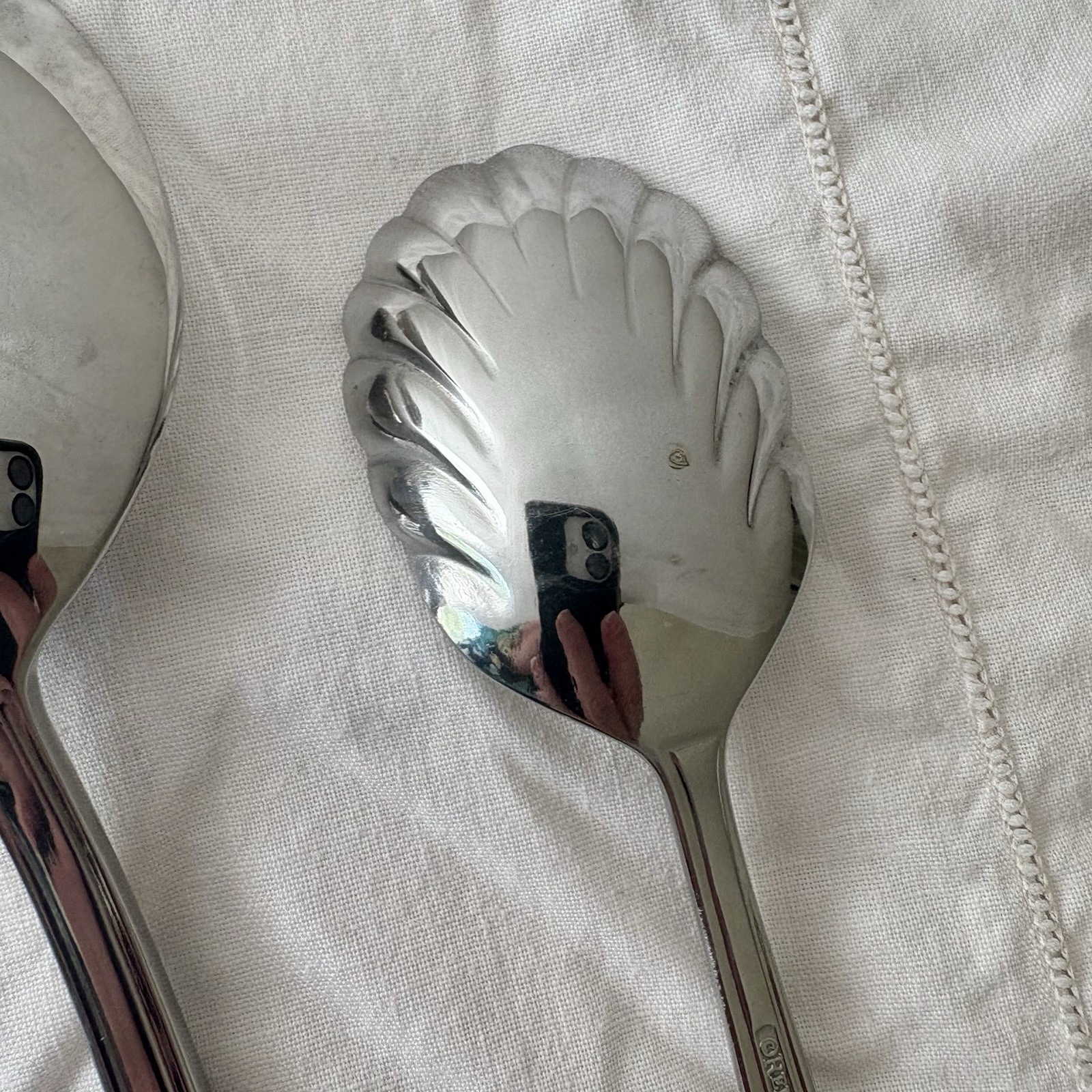 Reed & Barton BOULEVARD Stainless 5pc Hostess Serving Set - Ridges Glossy