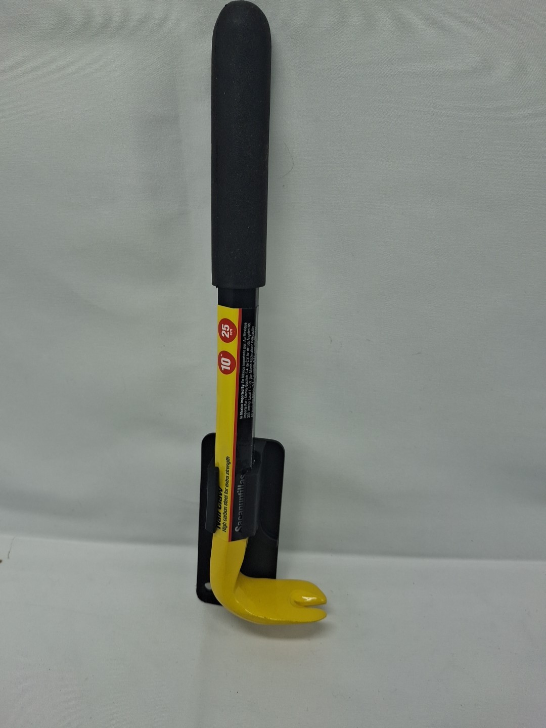 Stanley Yellow Black High Carbon Steel Single-End Nail Claw Puller 10"-  55-033