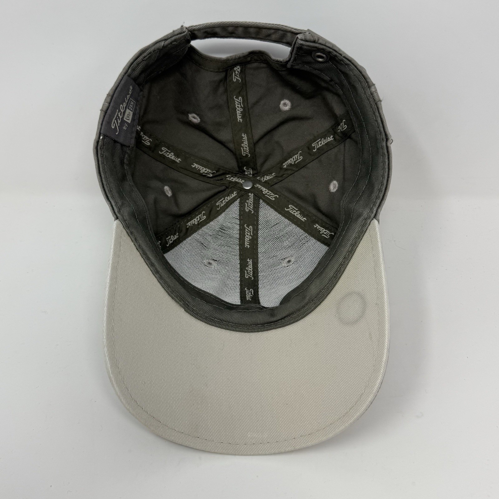 Titleist By New Era Golf Adjustable Hat Cap Gray