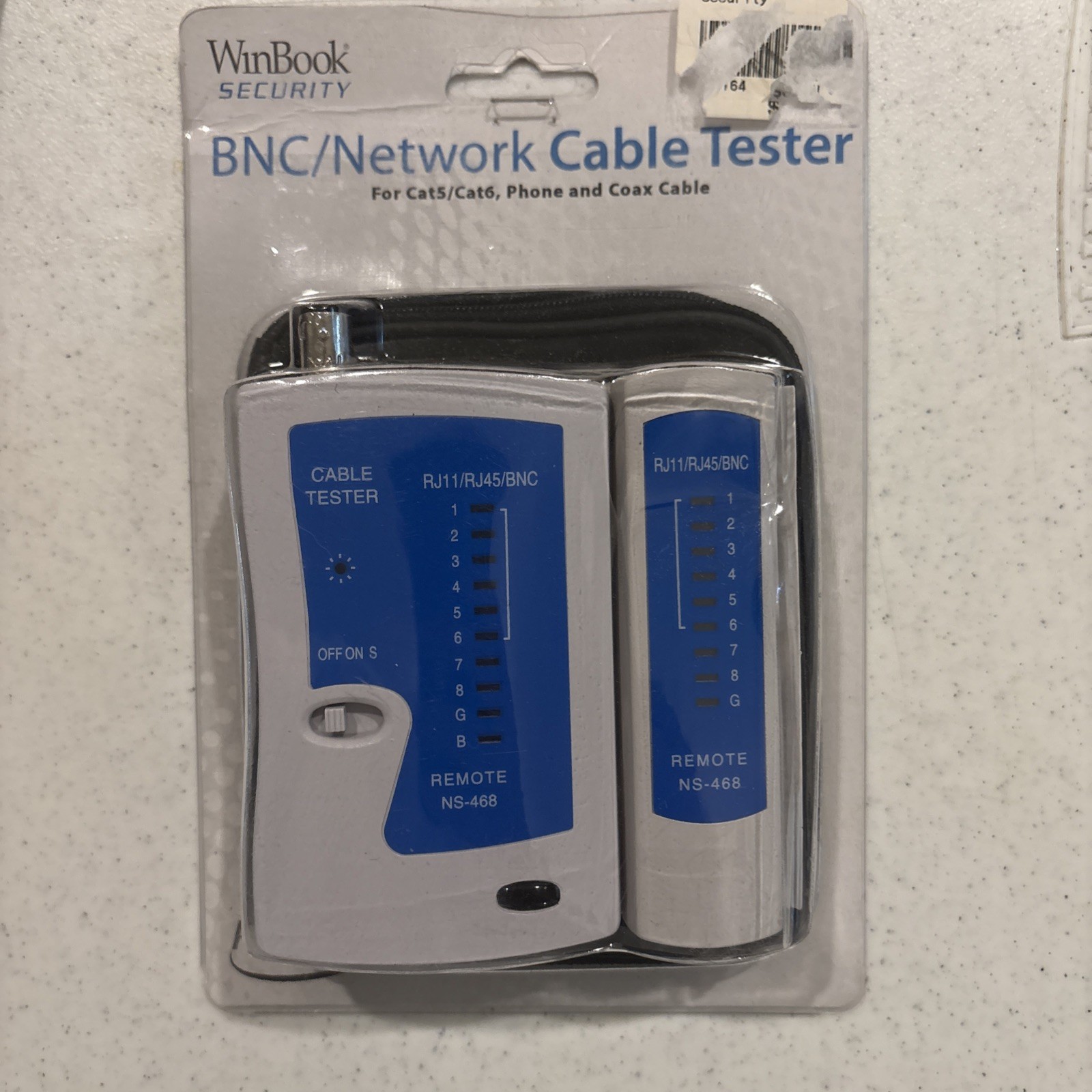 Universal Network Cable Tester Tool, BNC, RJ45, RJ11 (3-in-1) Multi-Tester