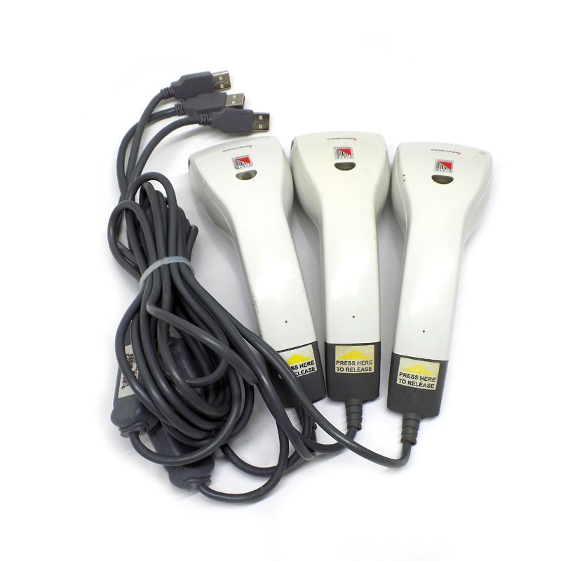 (Lot of 3) Intermec ScanPlus 1800 VT Barcode UPC Scanners with USB Cable