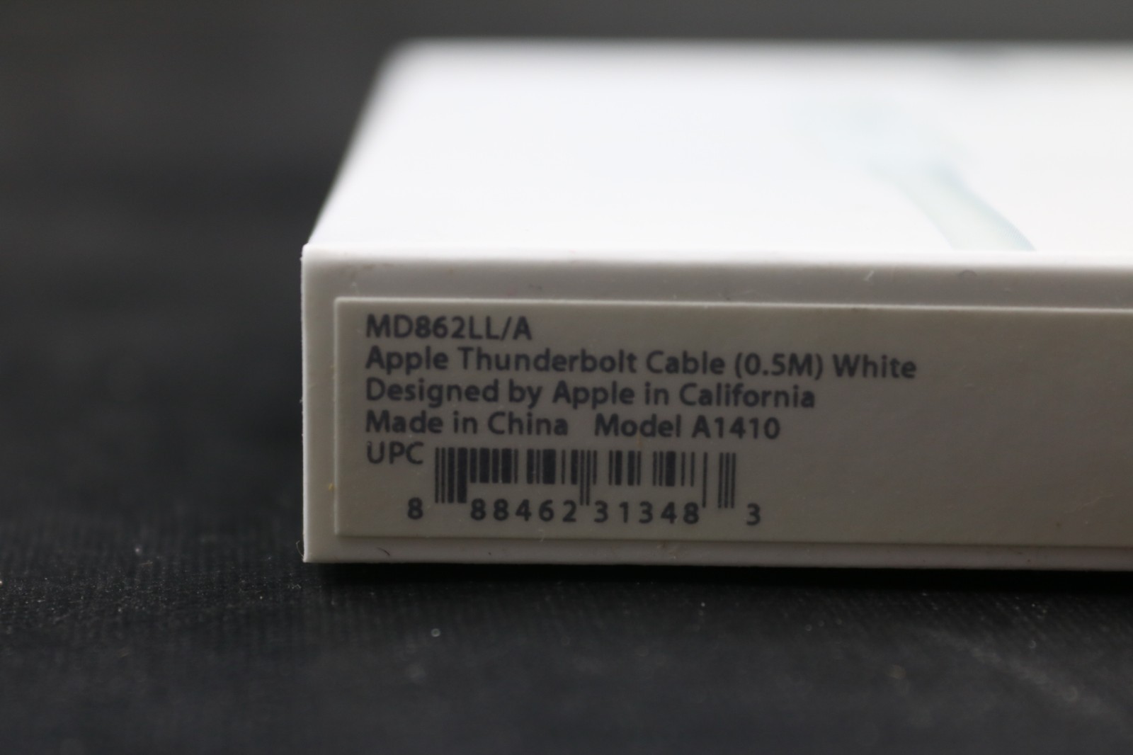 Genuine Apple A1410 MD862LL/A Thunderbolt Cable 0.5m - White