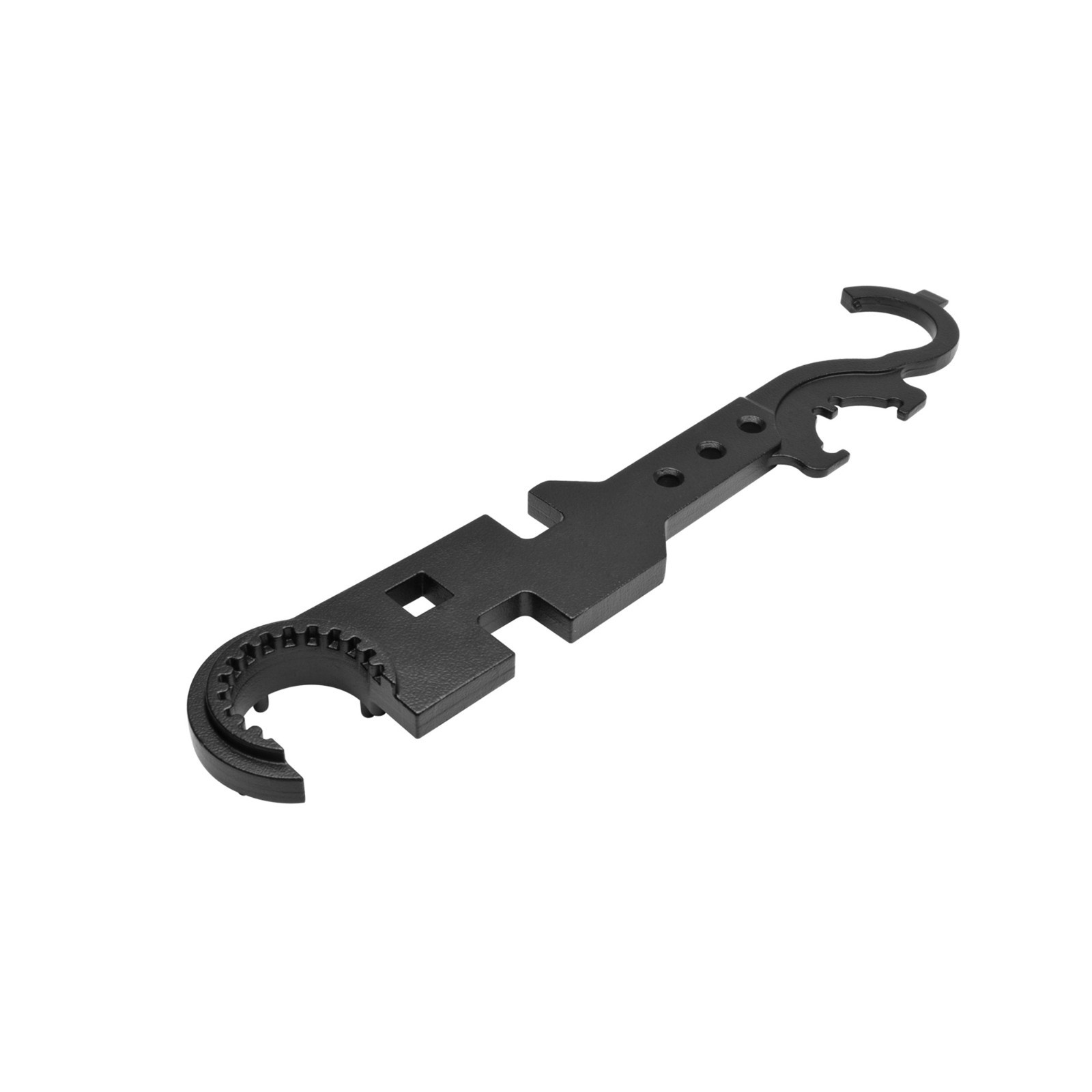 Multi-Function Steel Wrench Tool Castle Nut Removal Tool Black