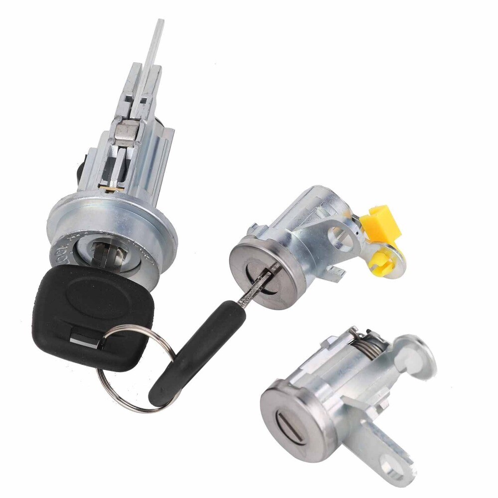 DOOR LOCK KEY IGNITION LOCK CYLINDER SET FOR 95-04 TOYOTA TACOMA MATCHED 2 KEYS