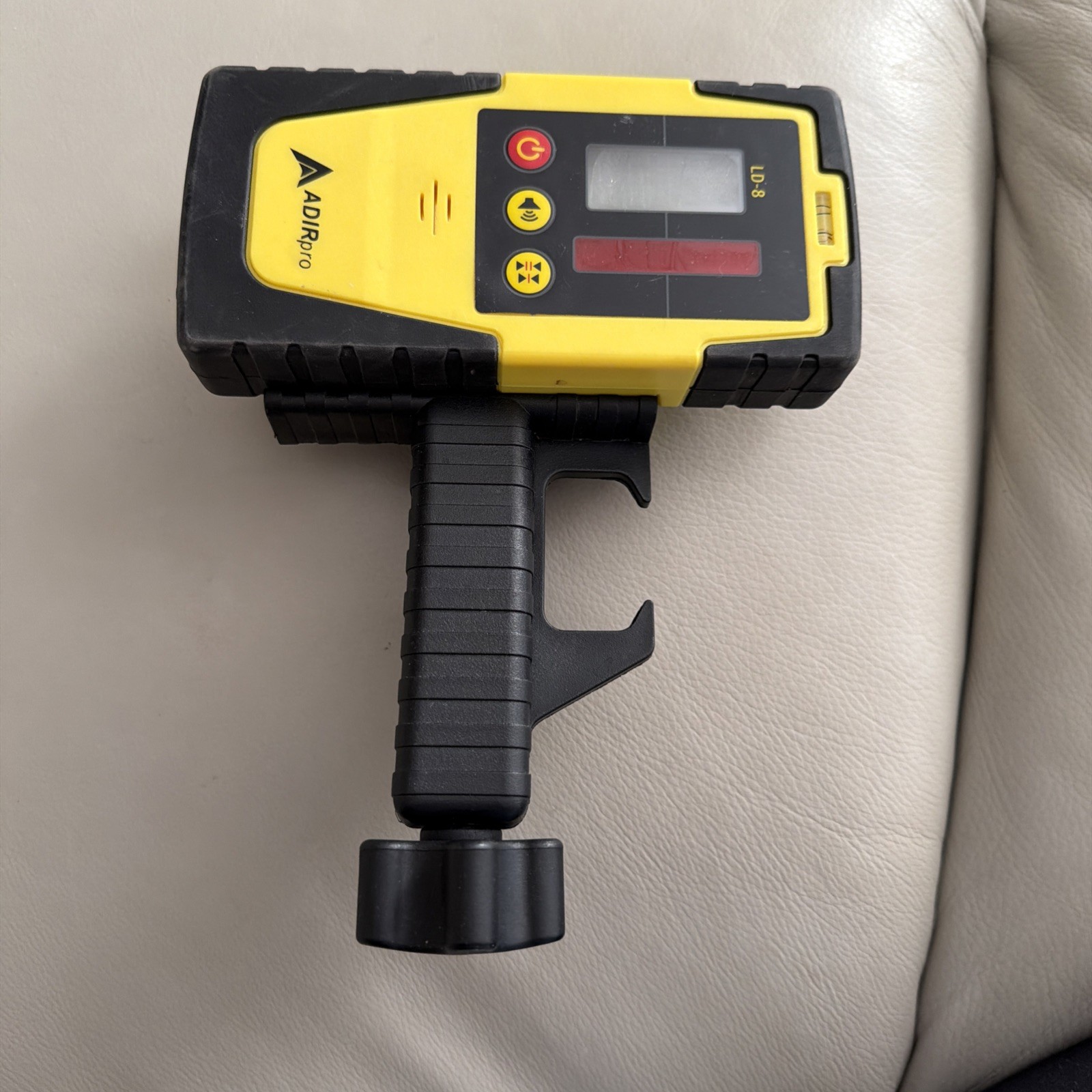 AdirPro Rotary Laser Detector With Built In Bubble Level And Clamp