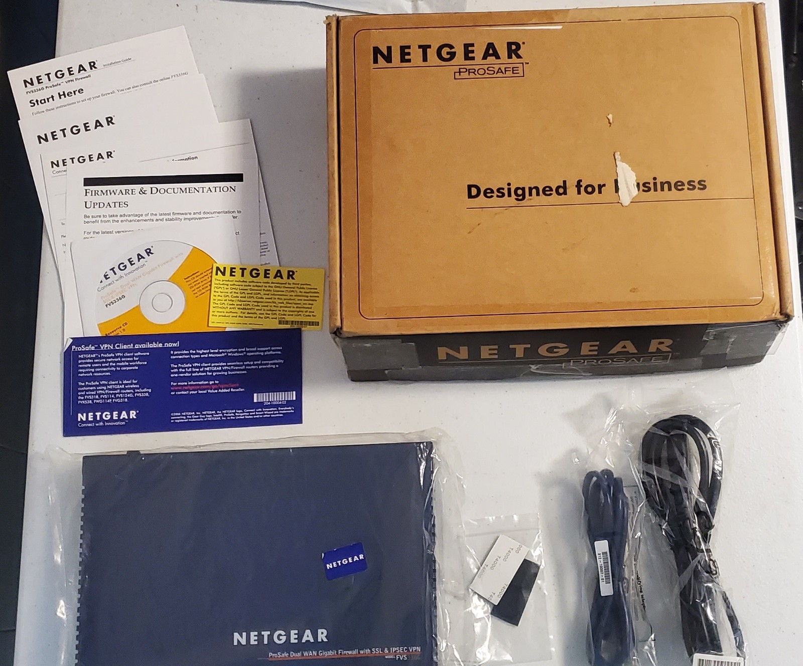 NetGear FVS336G Brand New ProSafe VPN Dual WAN FireWall Ver 2.2.0.59