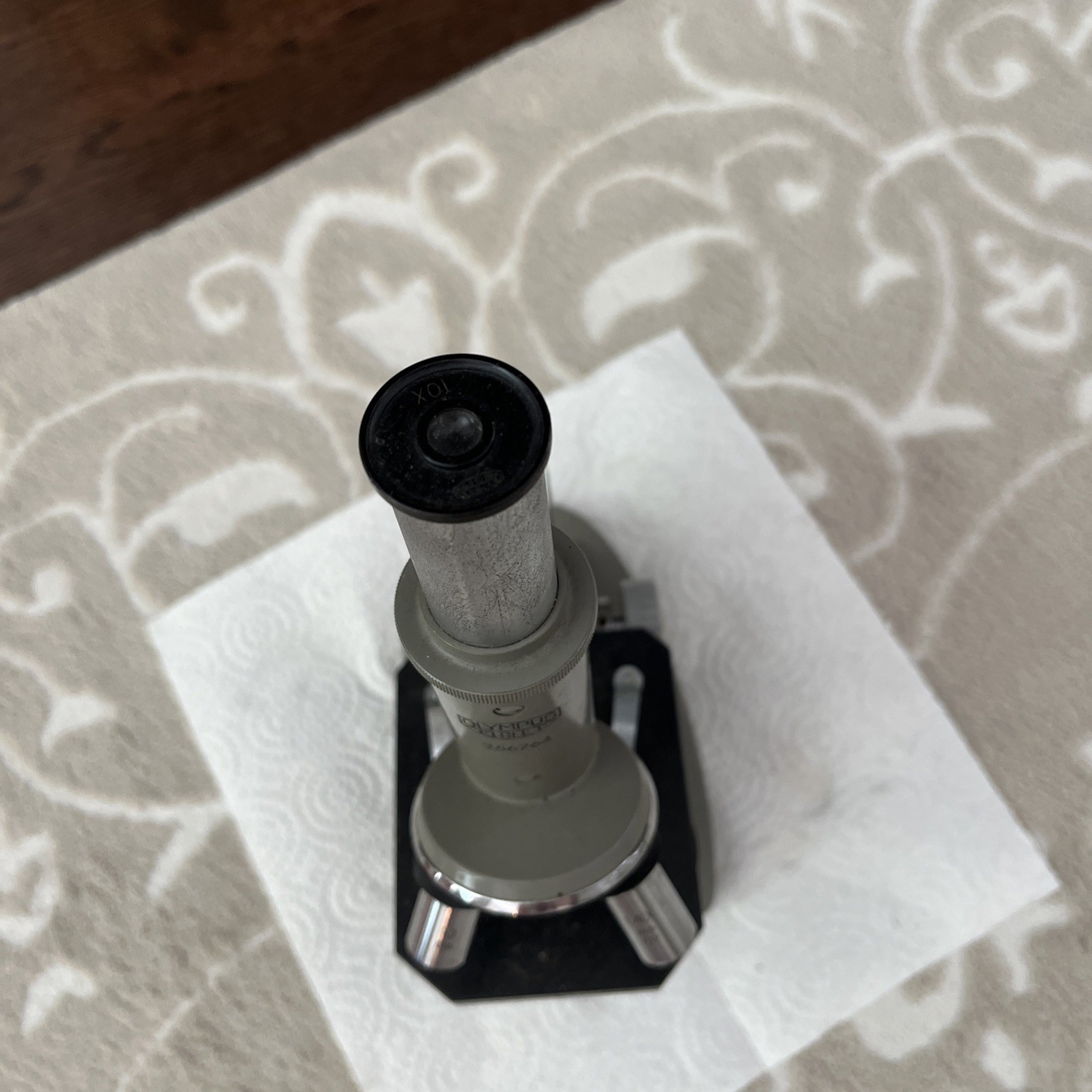 VINTAGE OLYMPUS ELGEET 256764 MICROSCOPE- JAPAN