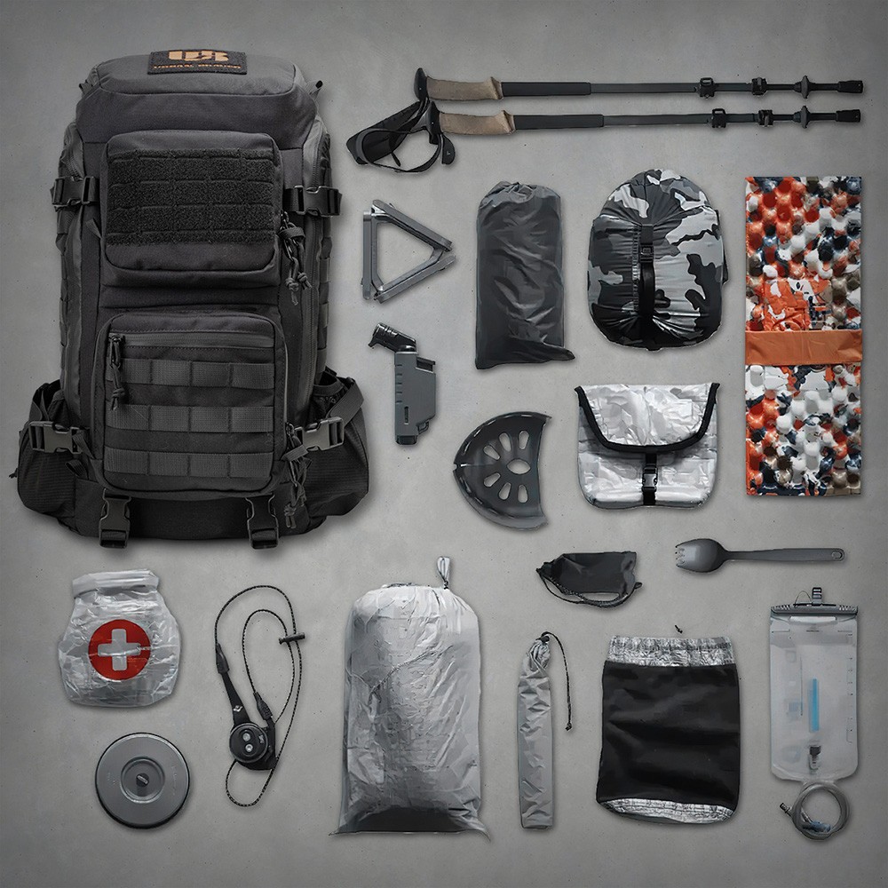 Large Tactical Backpack for Men Military Backpack with Molle for Travel, Work
