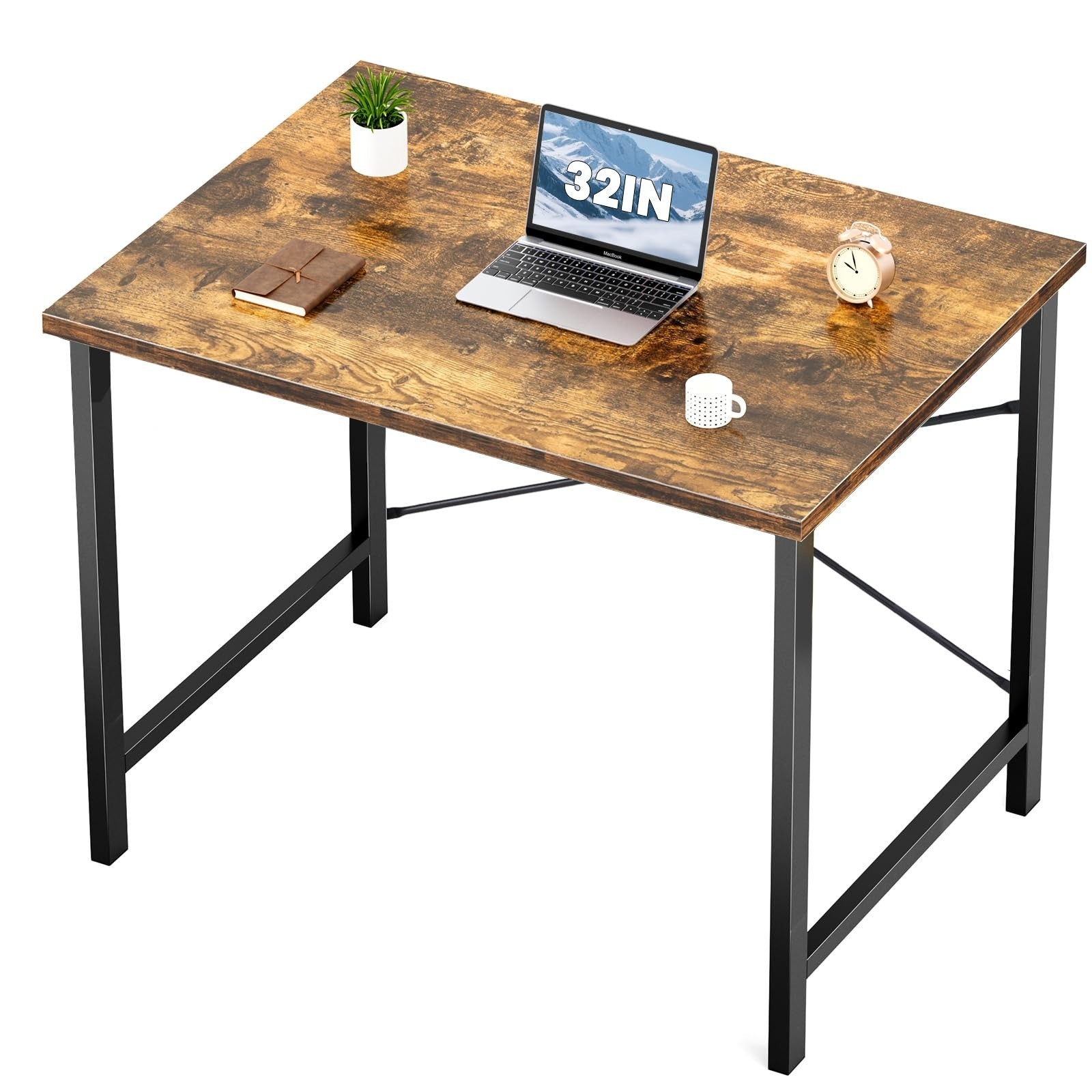 Sweetcrispy 32-Inch Small Computer Desk | Modern Minimalist Design
