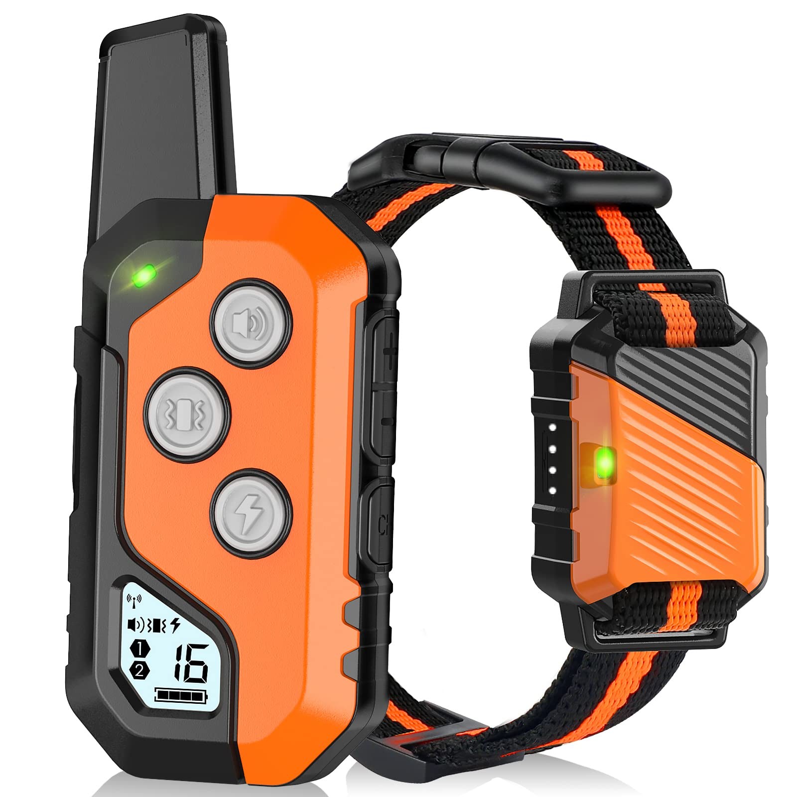 Shock Collar for Dogs, IP67 Waterproof Dog Training Collar with Remote, 3 Tra...