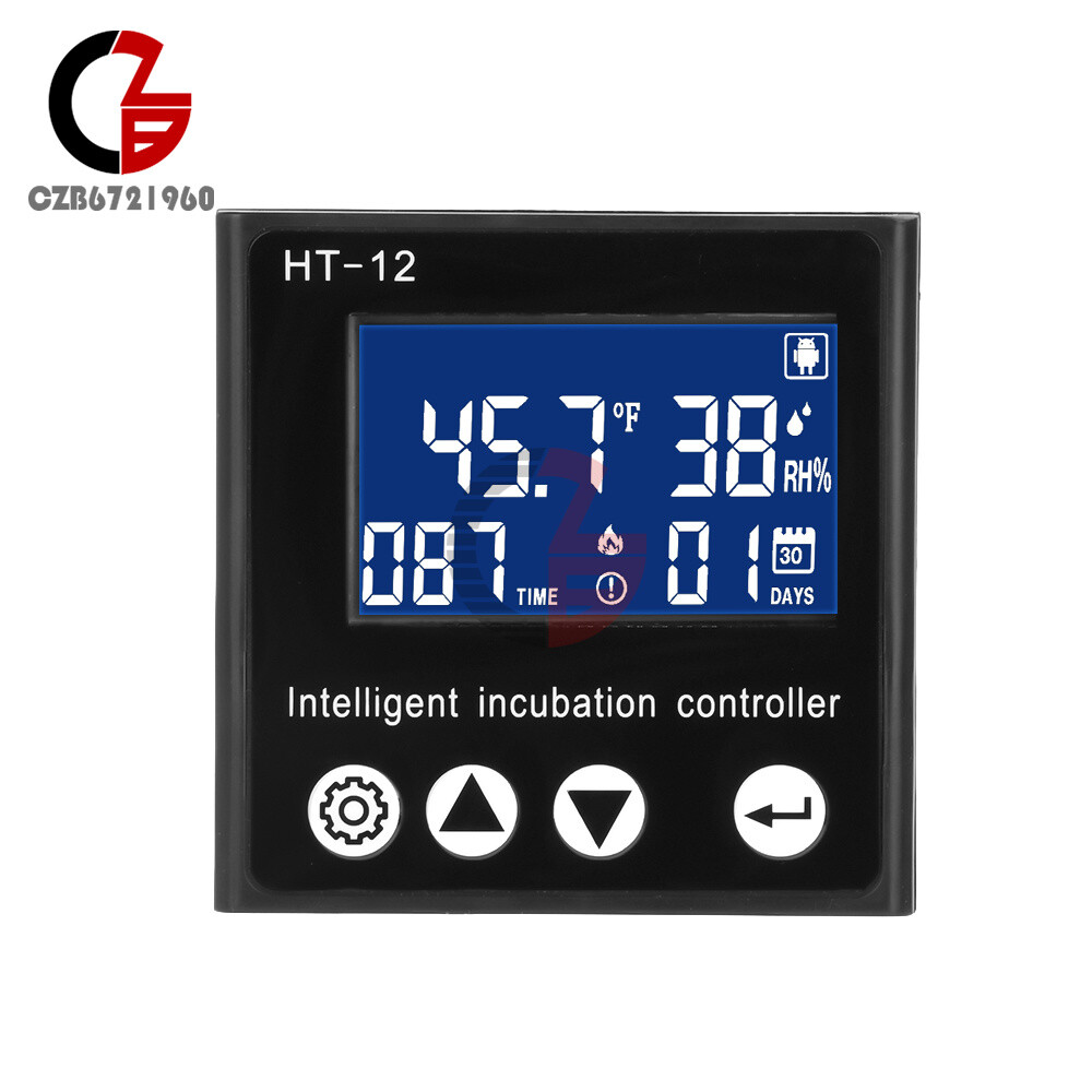 HT-12 LCD Temperature Humidity Controller Smart Incubator Temperature Controller