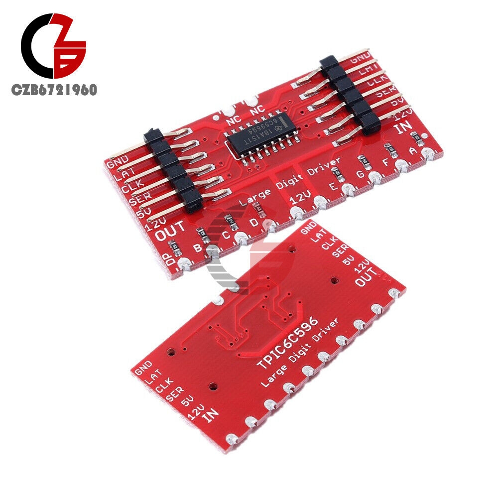 10PCS TPIC6C596 Large Digit Driver Drive 6.5" 7-Segment LED Display for Andrino