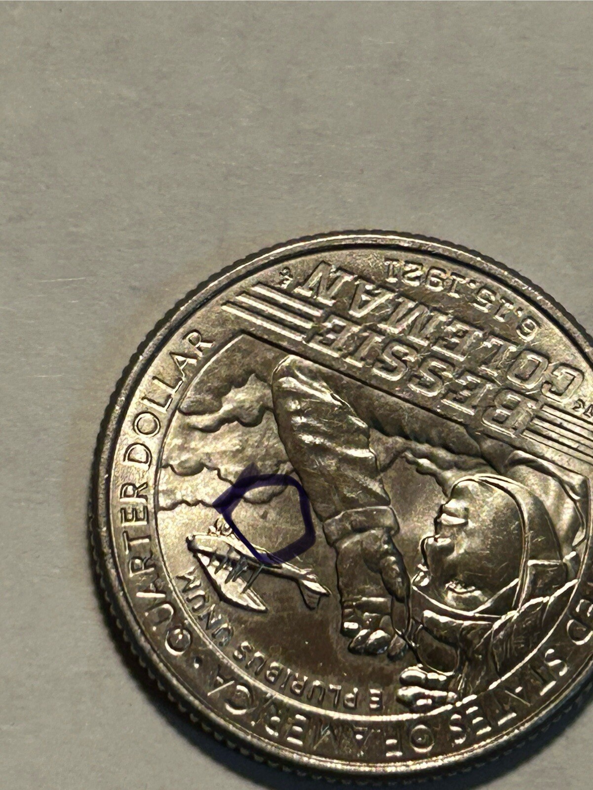 2023 P Bessie Colman Quarter Error