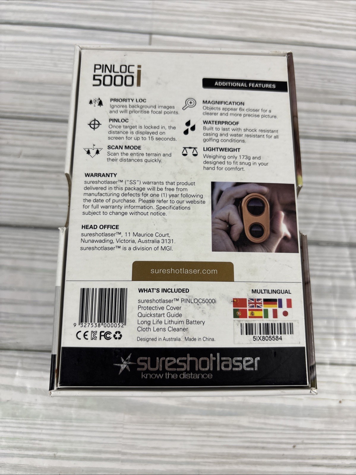 Sureshotlaser PinLoc 5000i Golf Laser Range Finder