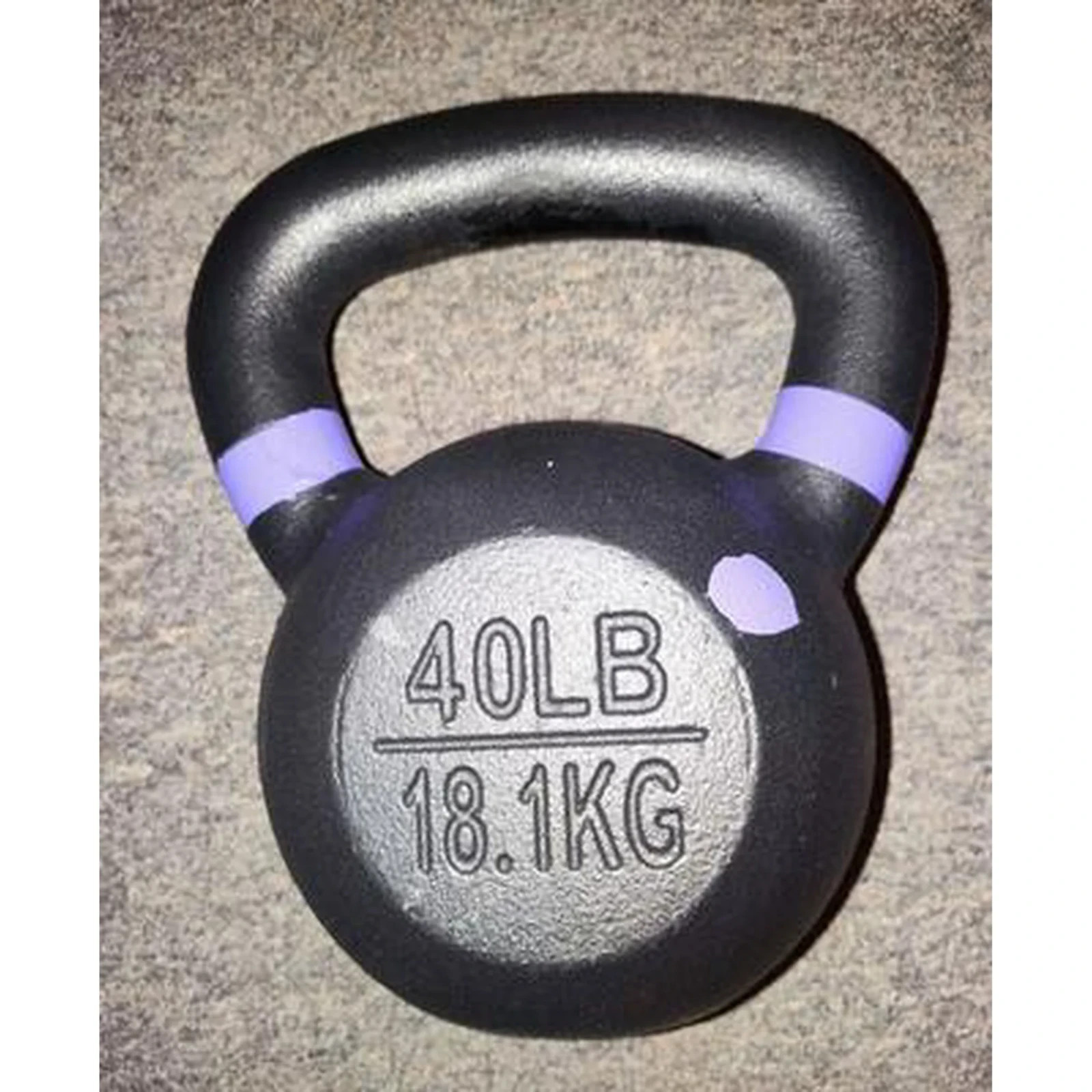BalanceFrom Cast Iron Kettlebell, Single, 40 lbs
