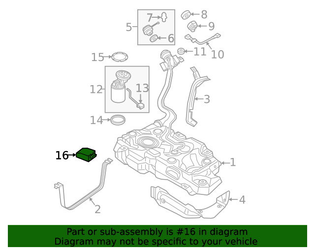 Genuine Volkswagen Control Module 3Q0-906-121-D