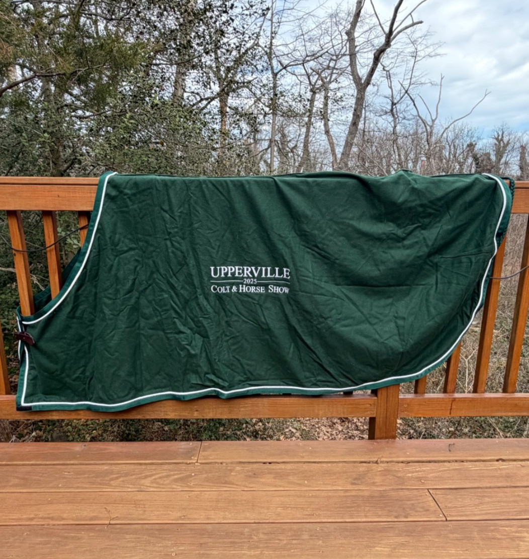 80" Equine Outfitters 2025 Upperville Champion Wool Show Cooler / Dress Sheet