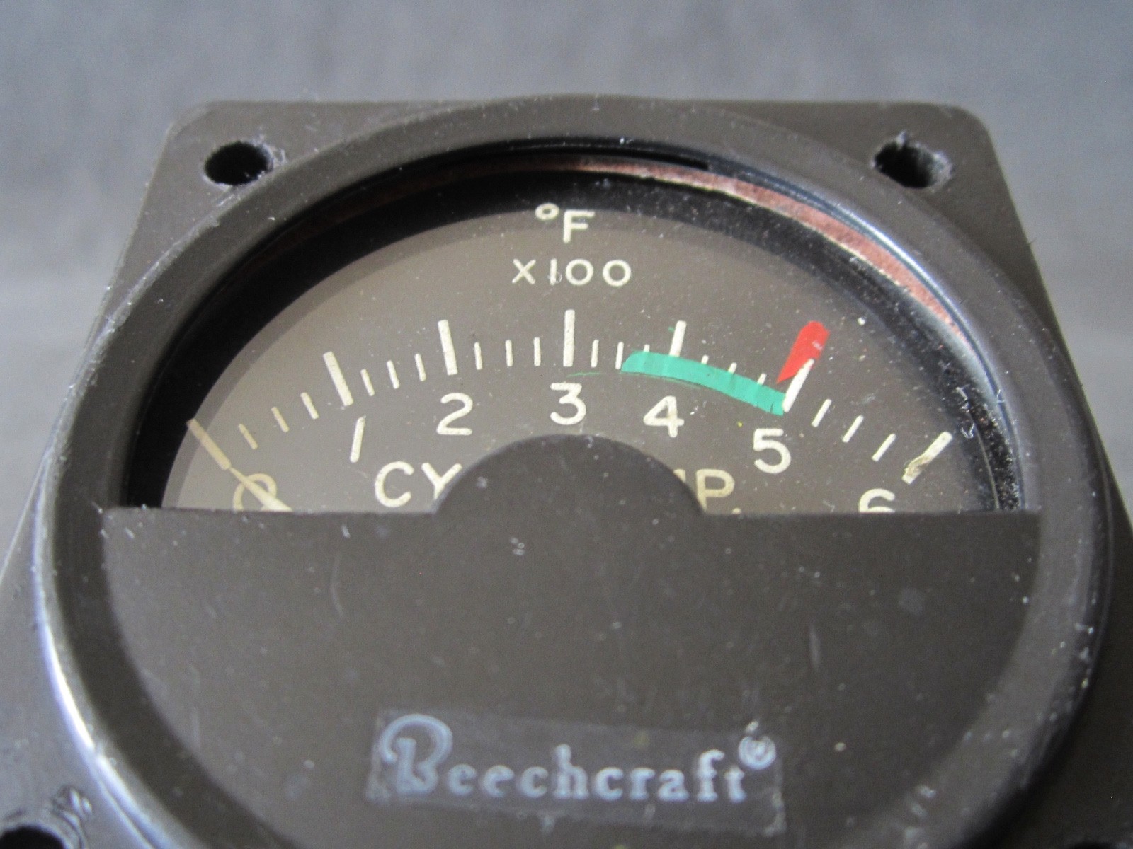 Lewis Beechcraft CHT Cylinder Head Temperature Indicator 49B5