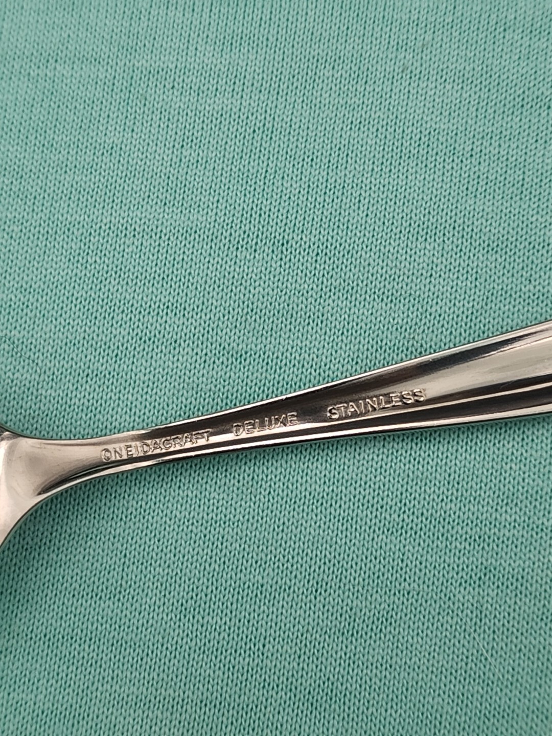 Oneidacraft Deluxe TEXTURA 14 pc Teaspoons Stainless Flatware 6"