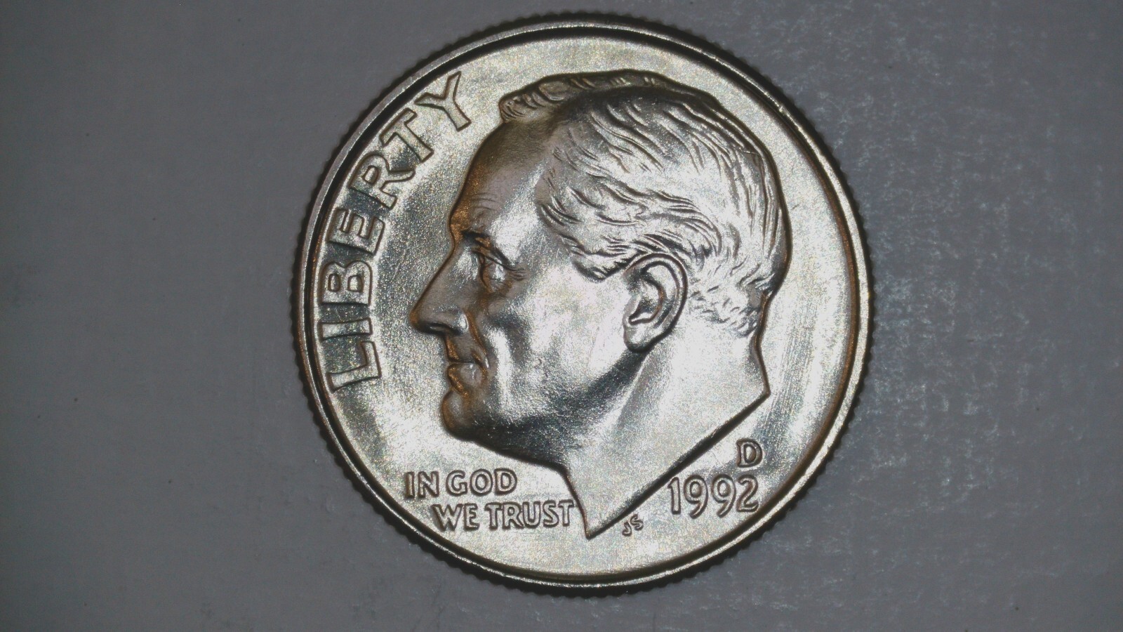 1992 D Roosevelt Dime Uncirculated BU From Mint Set