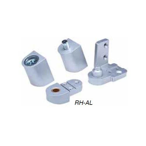 Ilco IL-OP-13 RH AL 1/8" Recessed Pivot Set - RH Aluminum Finish