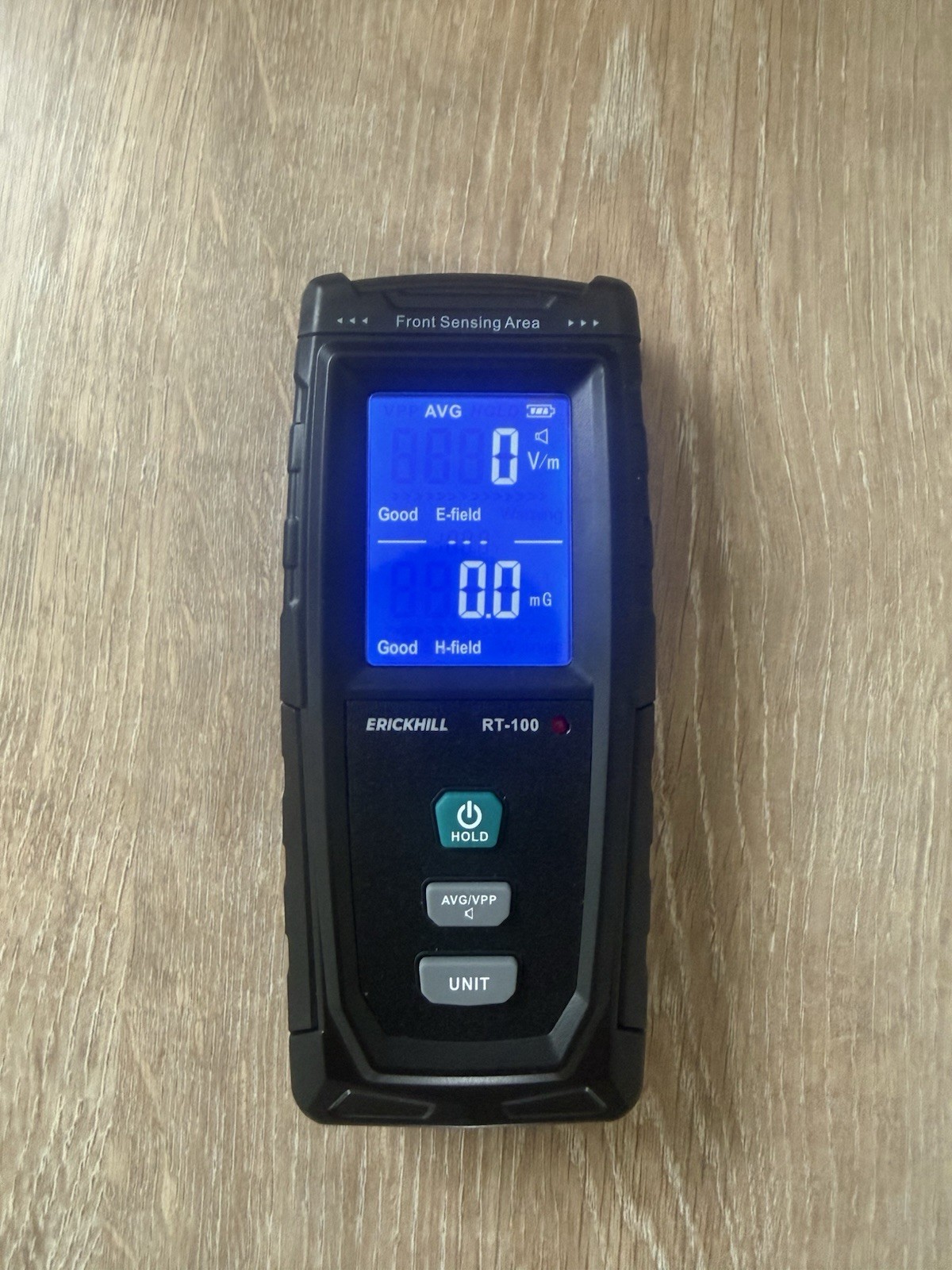 Erickhill RT-100 EMF Detector Electromagnetic Radiation Tester Meter - Tested