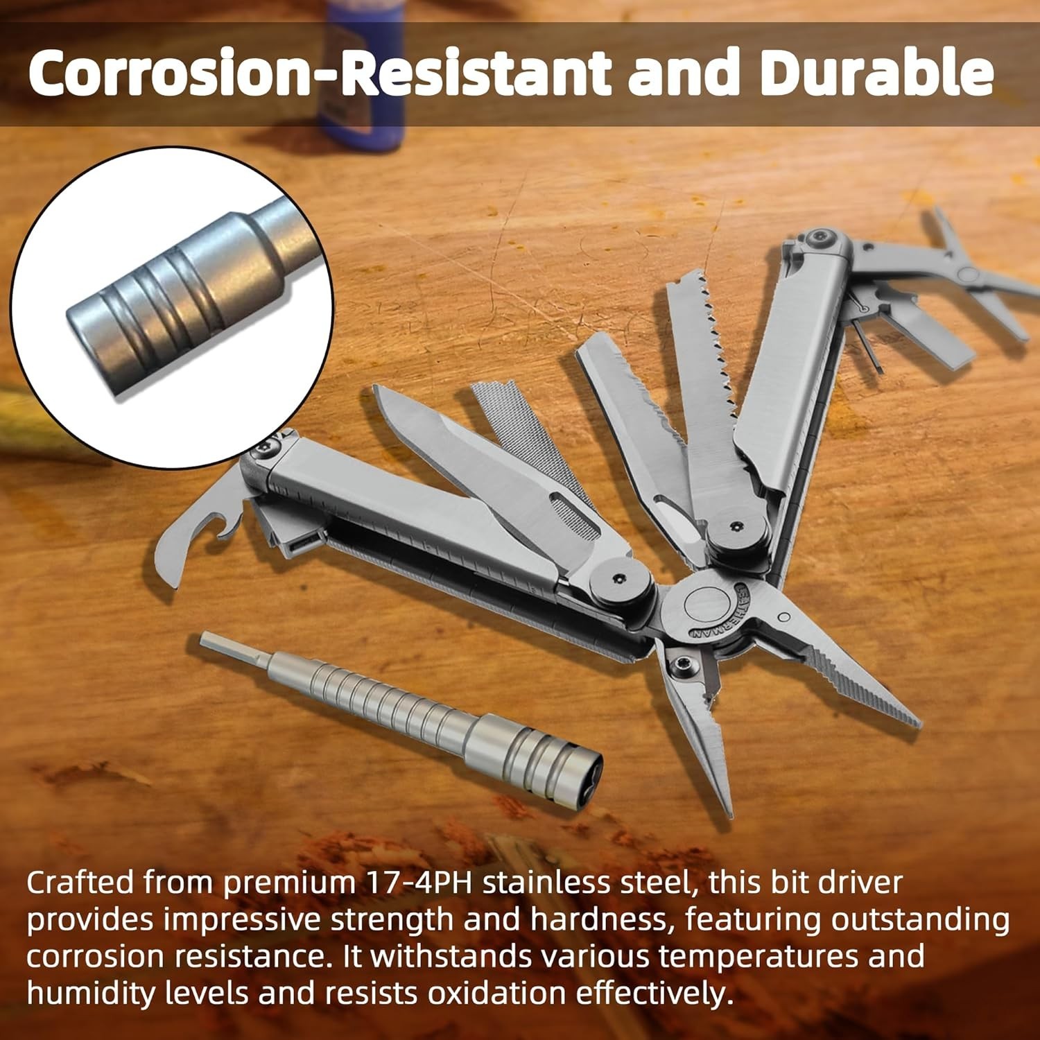 (2-Pack) Calvana Multitool Bit Driver Extender, Ratchet Driver, Add-on Accessory