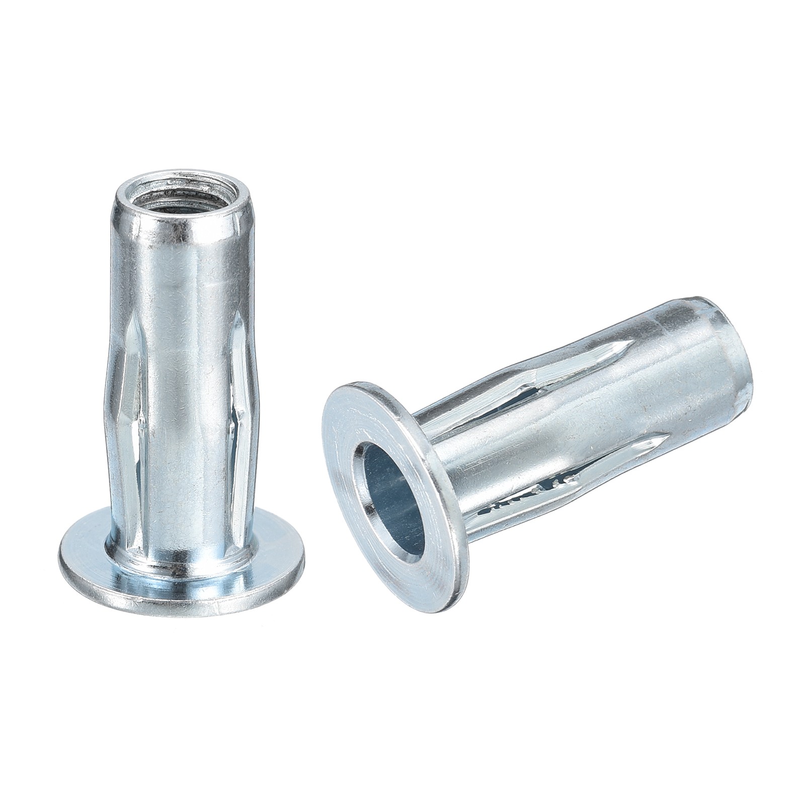 5pcs 5/16-18 Multi-Grip Rivet Nuts Pre-Bulbed Shank Flat Head Threaded Insert