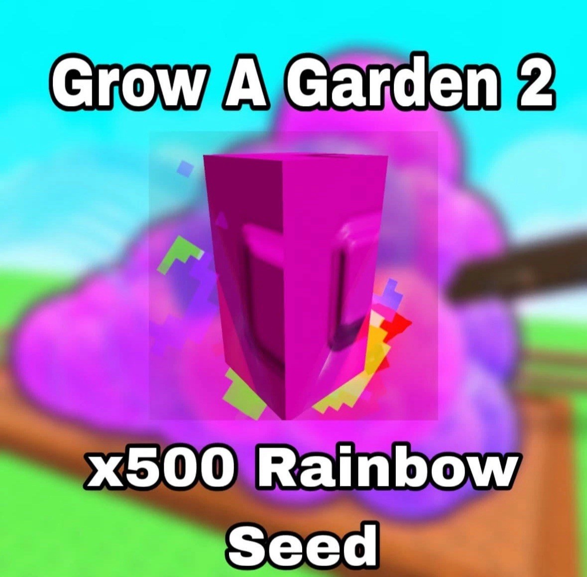 🌱 x500 Rainbow Seed  🌱 - 🪴Grow A Garden🪴 2 | GAG2 | FAST | CHEAP