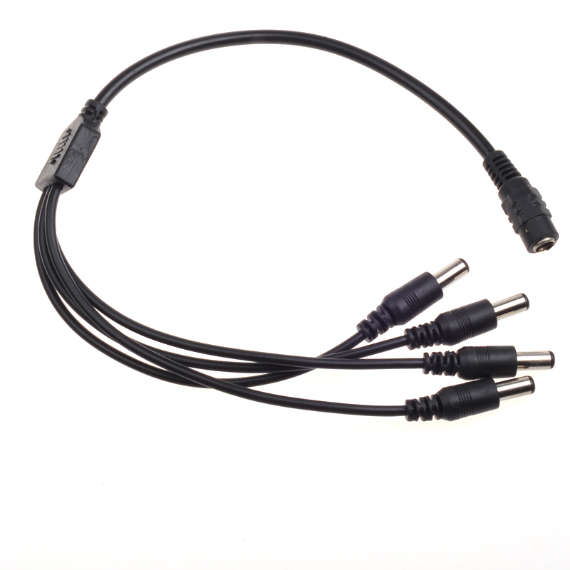 CCTV 4-way Power Splitter Cable 1 Female To 4 Male