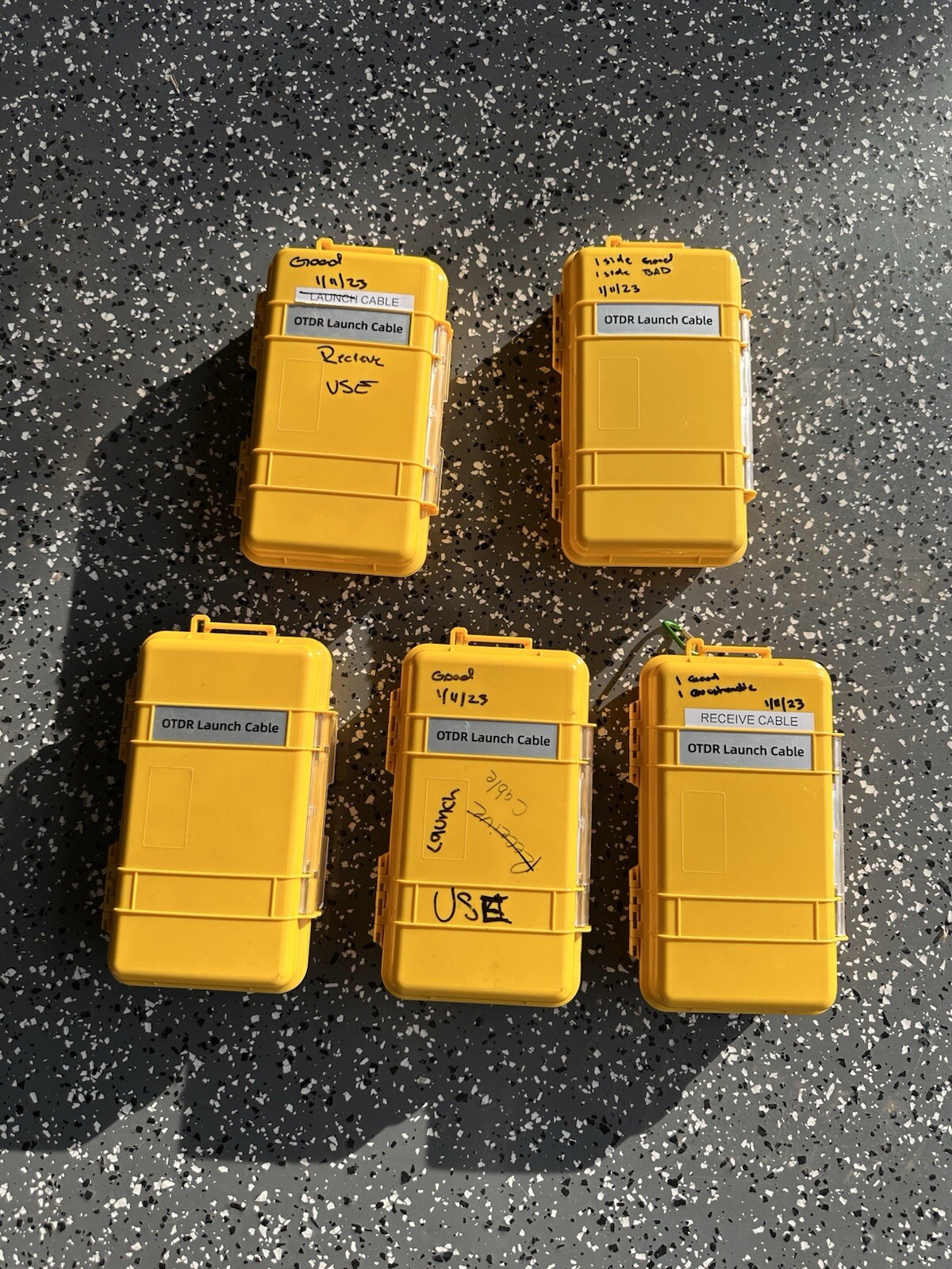 Fiber OTDR Launch Cable Lead Box: Qty 5. Price is per unit