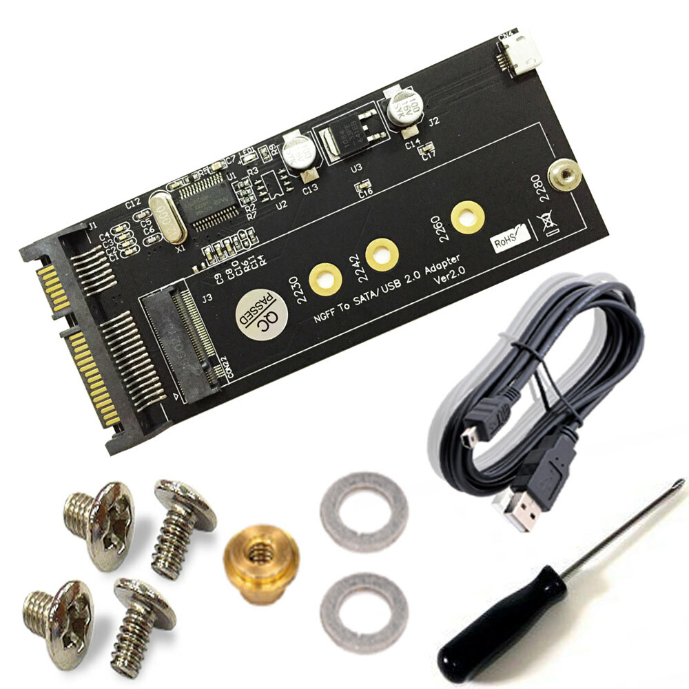 NGFF to SATA 2.5 with USB Adapter