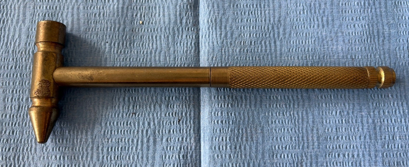 Vintage Brass Hammer And Screwdriver  Nesting Combo