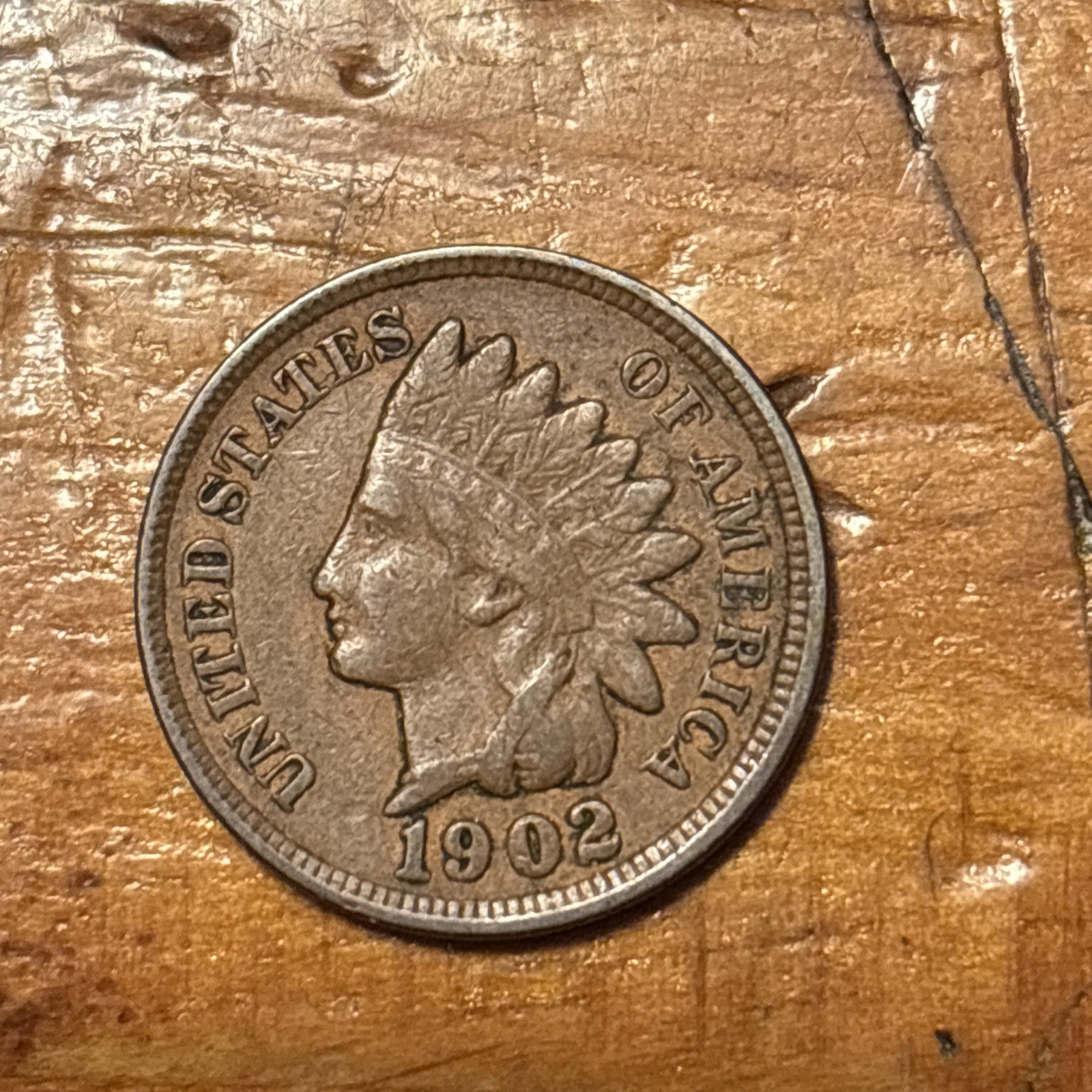 1902 1C Indian Cent