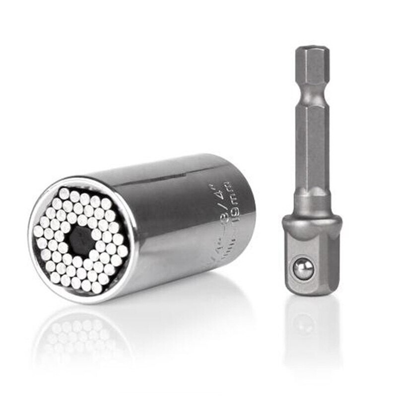 Universal Socket Wrench Magical Power Grip Alligator Multi Tool Drill Adapter