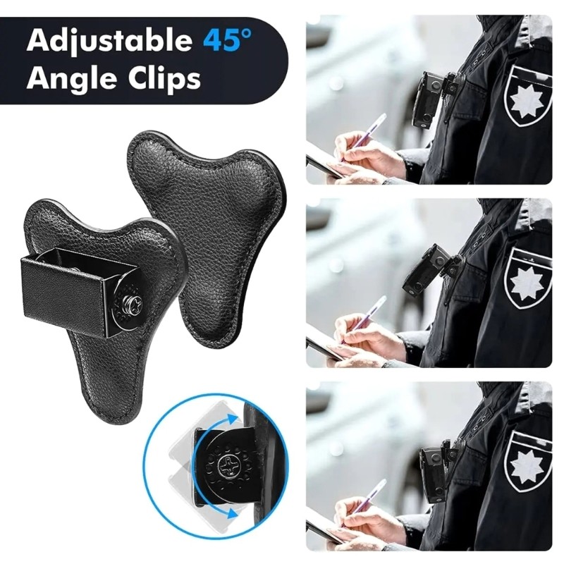Strong Body Camera Mount Clip Keeps Body Camera Stable During Use