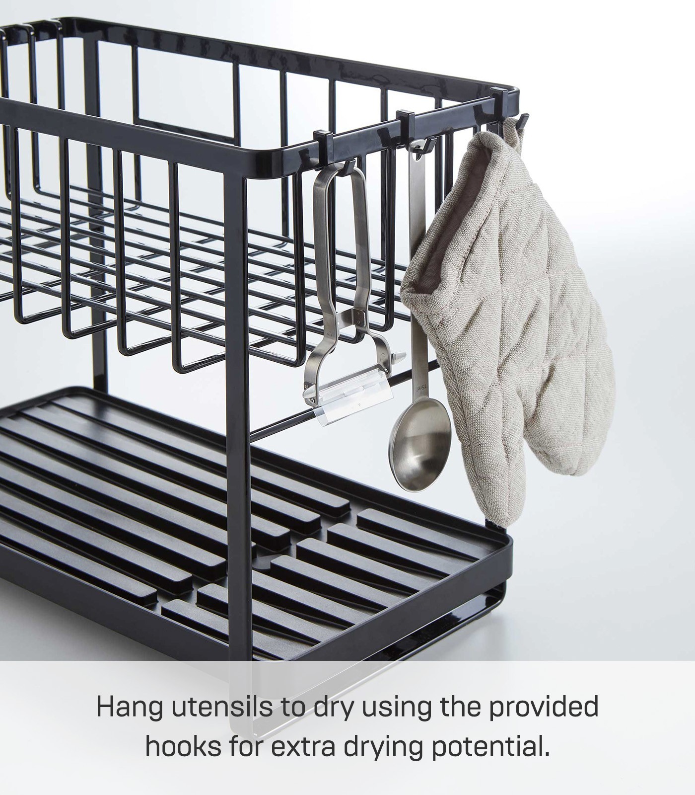 Yamazaki Home TOWER Two-Tier Wire Dish Rack