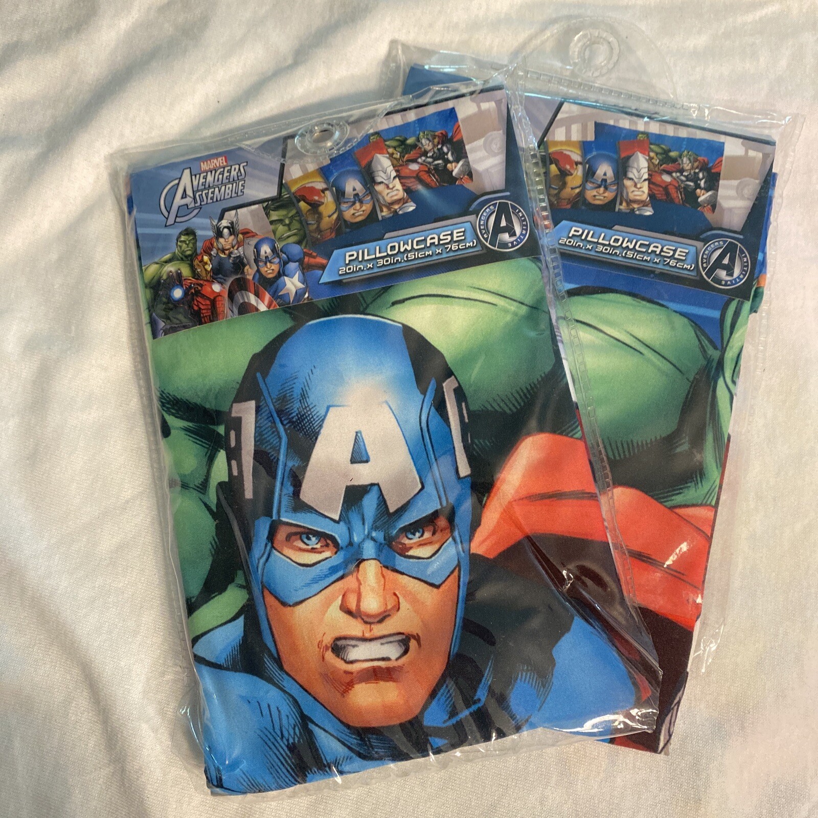 Marvel Comics Avengers Assemble 2 Piece Pillowcase Set
